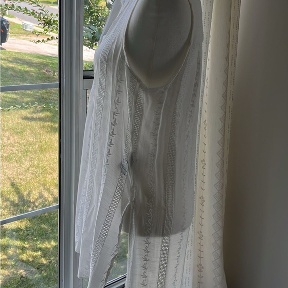Knox Rose White Embroidered Top S - Picture 2 of 7